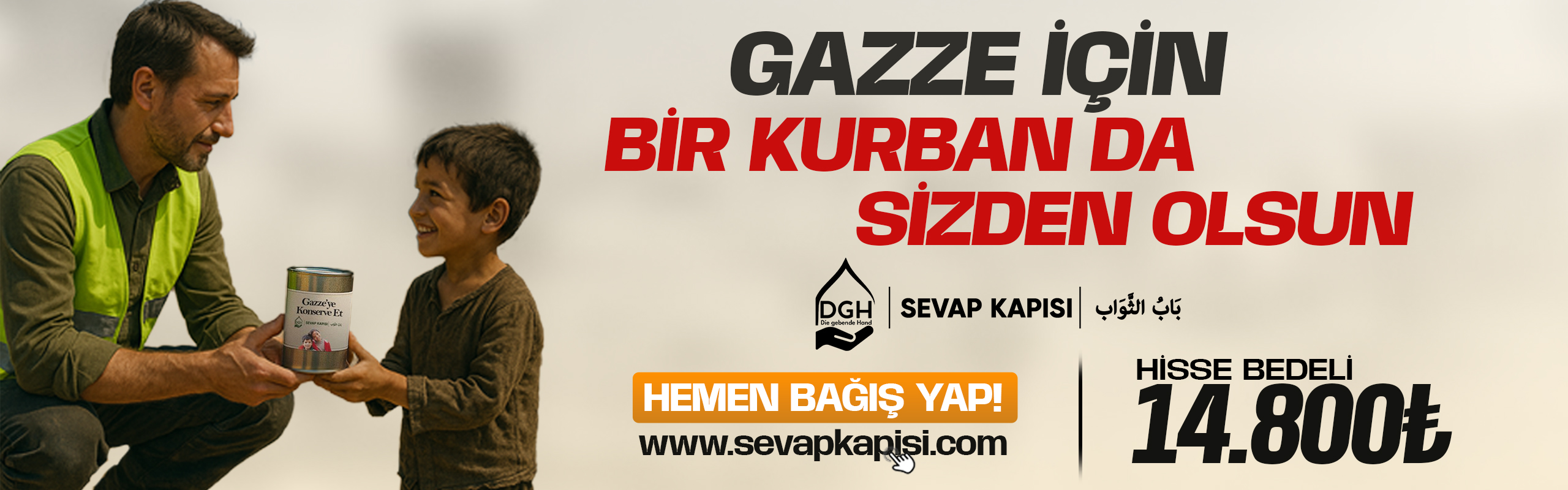gazze'ye kurban bağışı
